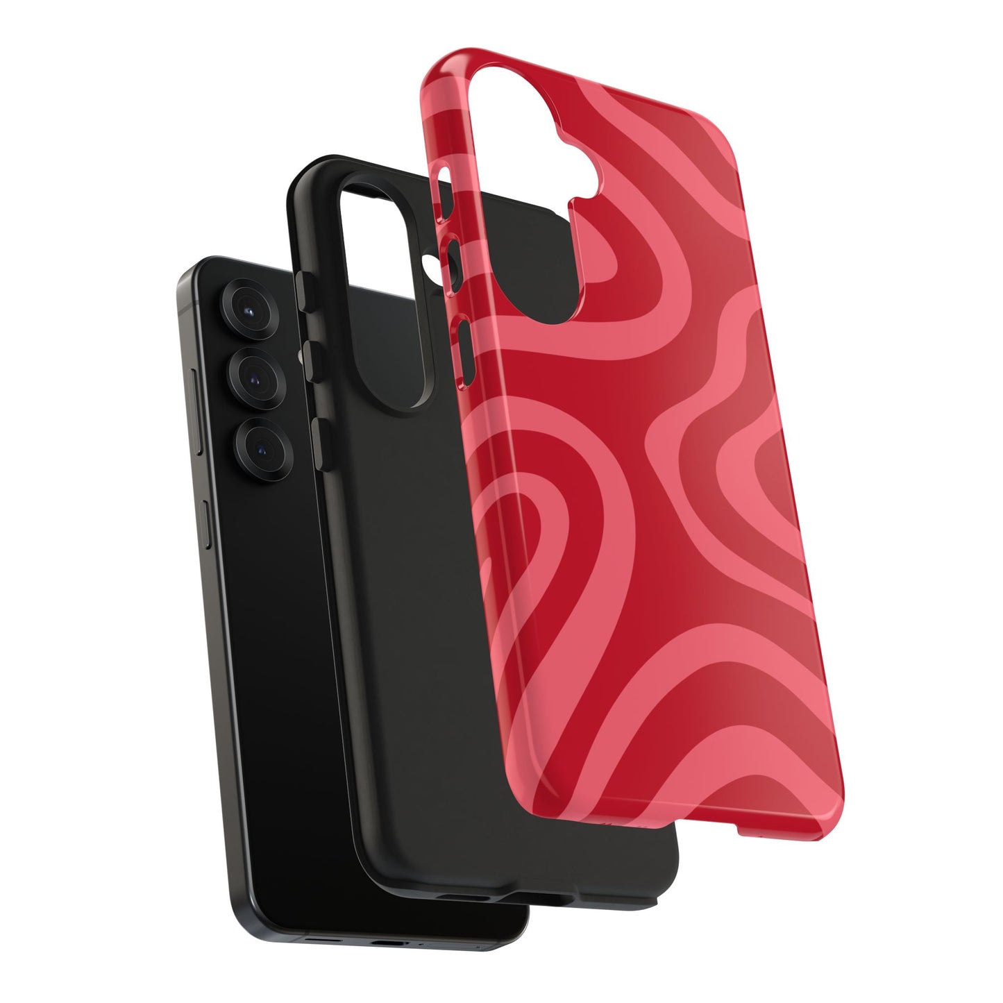 Red Wave Phone Cases