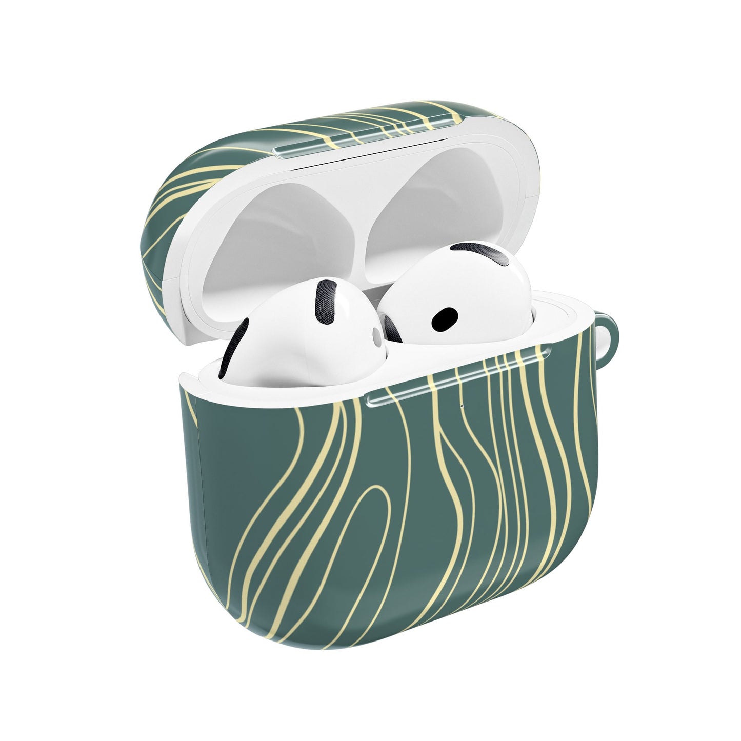 Yellow Lines AirPod Cases