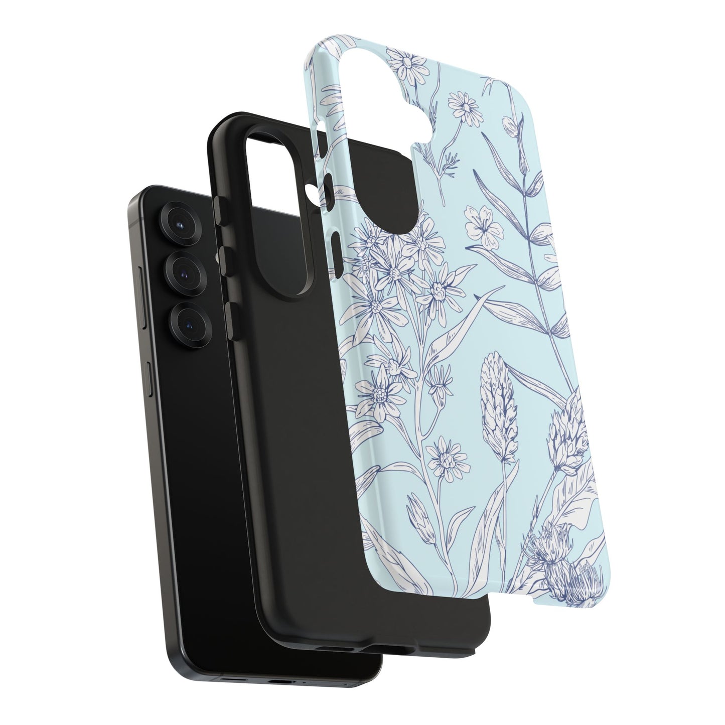 Blue Floral Phone Case