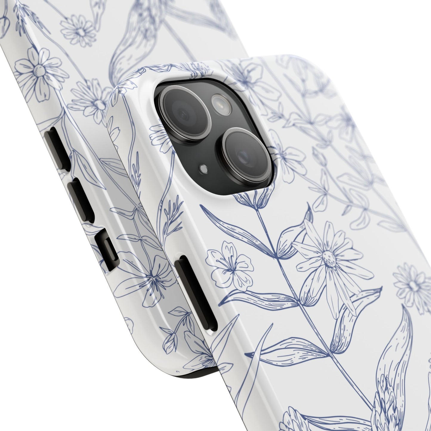 White Floral Phone Case