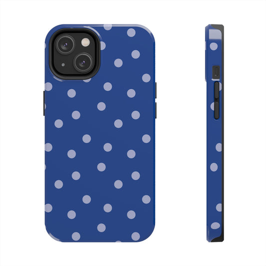 Blue Polka  Phone Case