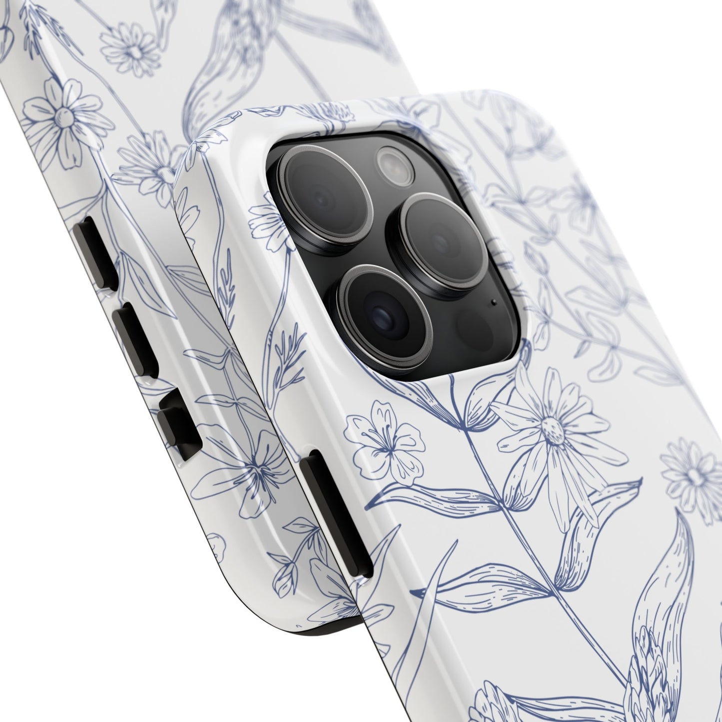 White Floral Phone Case