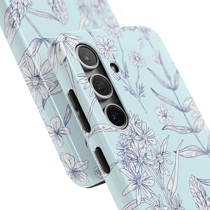 Blue Floral Phone Case