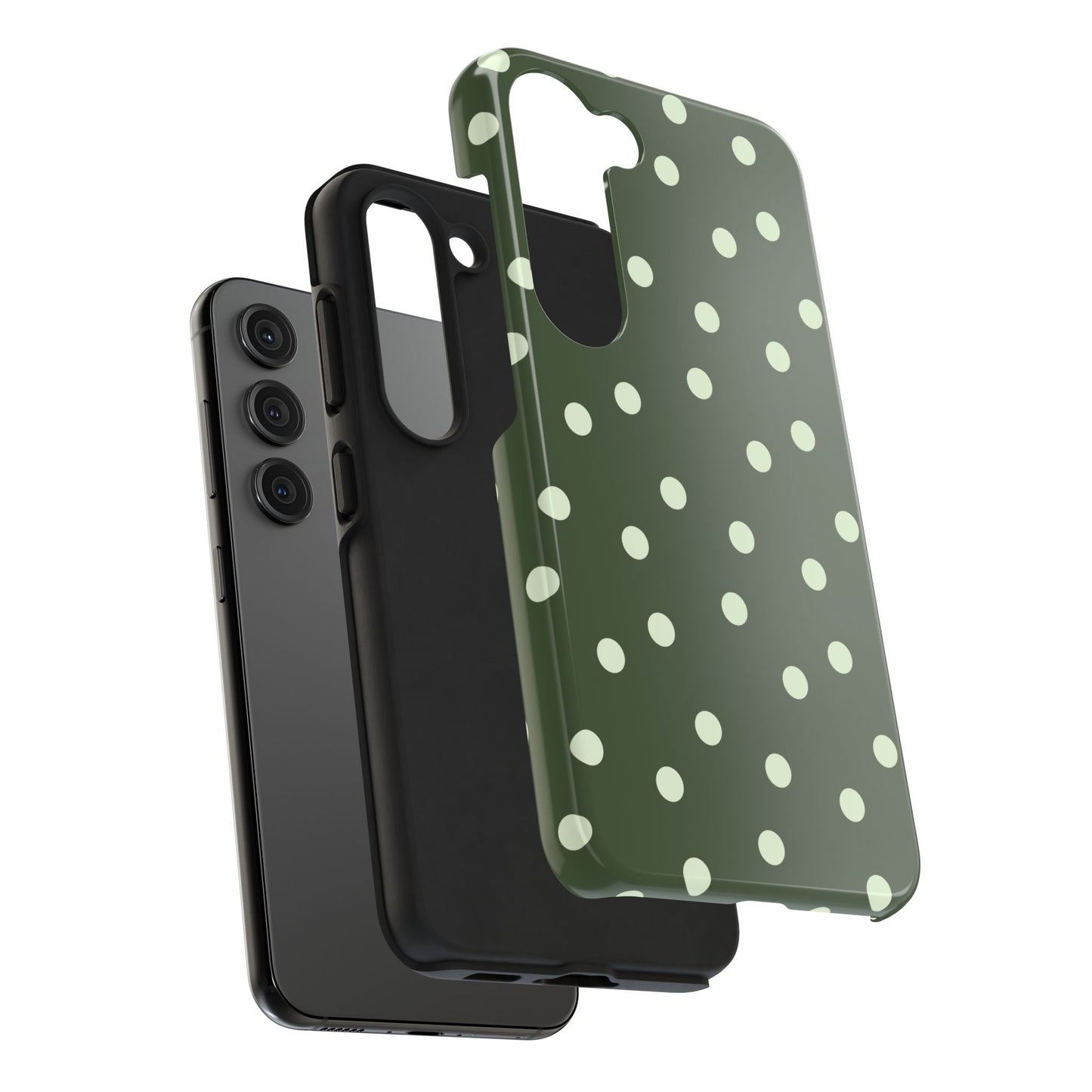 Olive Polka Phone Case
