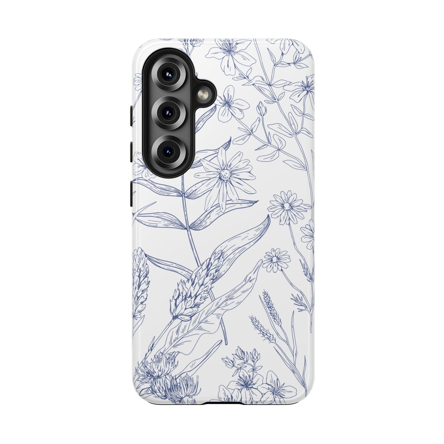 White Floral Phone Case