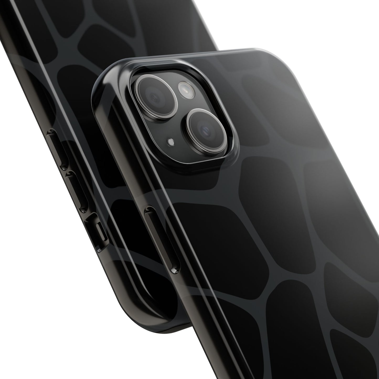 Black Giraffe Print Phone Case
