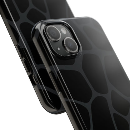 Black Giraffe Print Phone Case