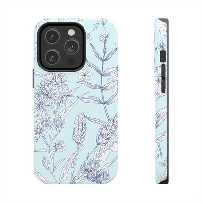 Blue Floral Phone Case