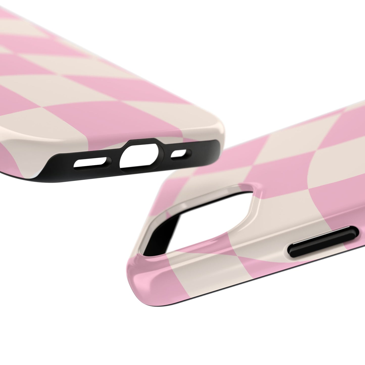 Blush Pink Gingham Phone Case