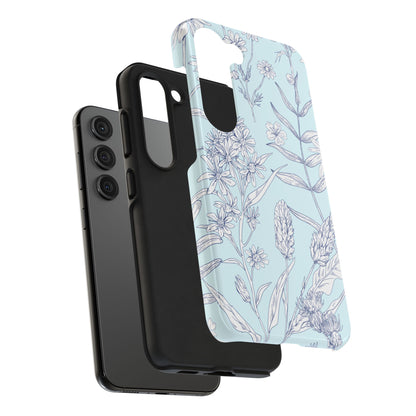 Blue Floral Phone Case