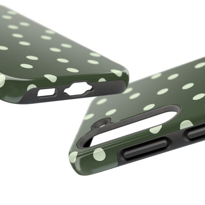 Olive Polka Phone Case