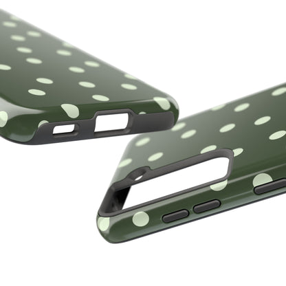 Olive Polka Phone Case