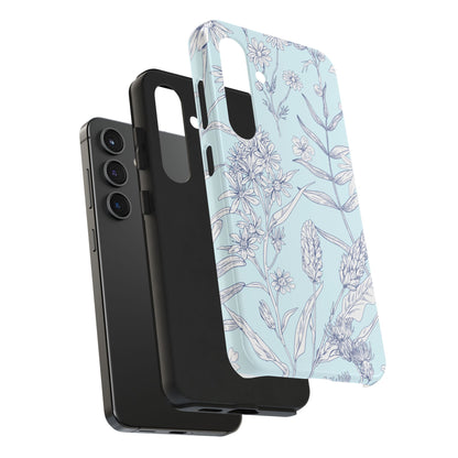Blue Floral Phone Case