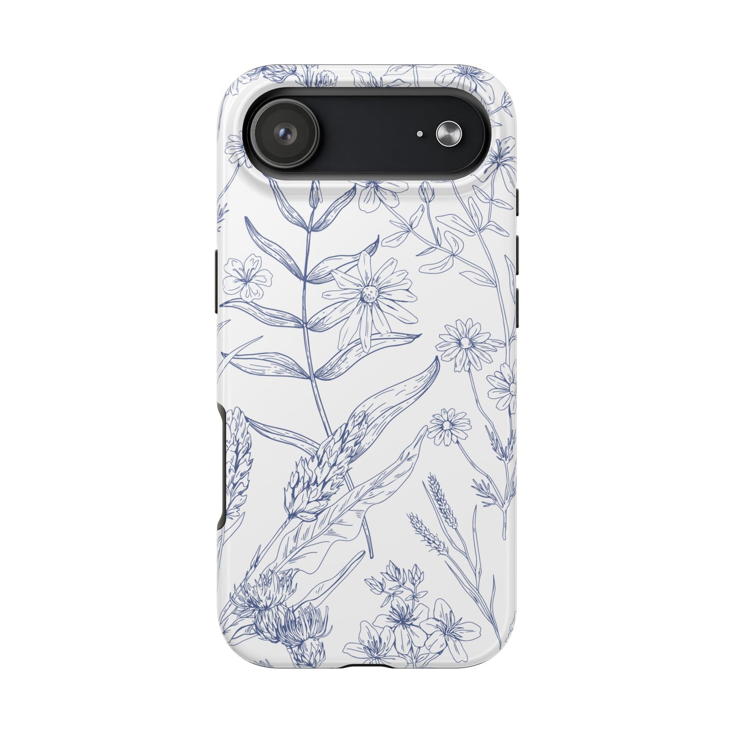 White Floral Phone Case
