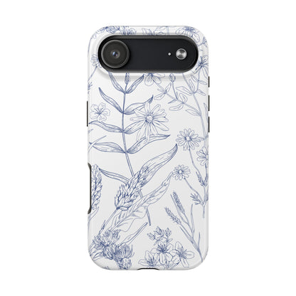 White Floral Phone Case