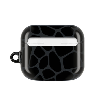 Black Giraffe Print AirPod Cases