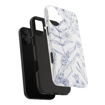 White Floral Phone Case