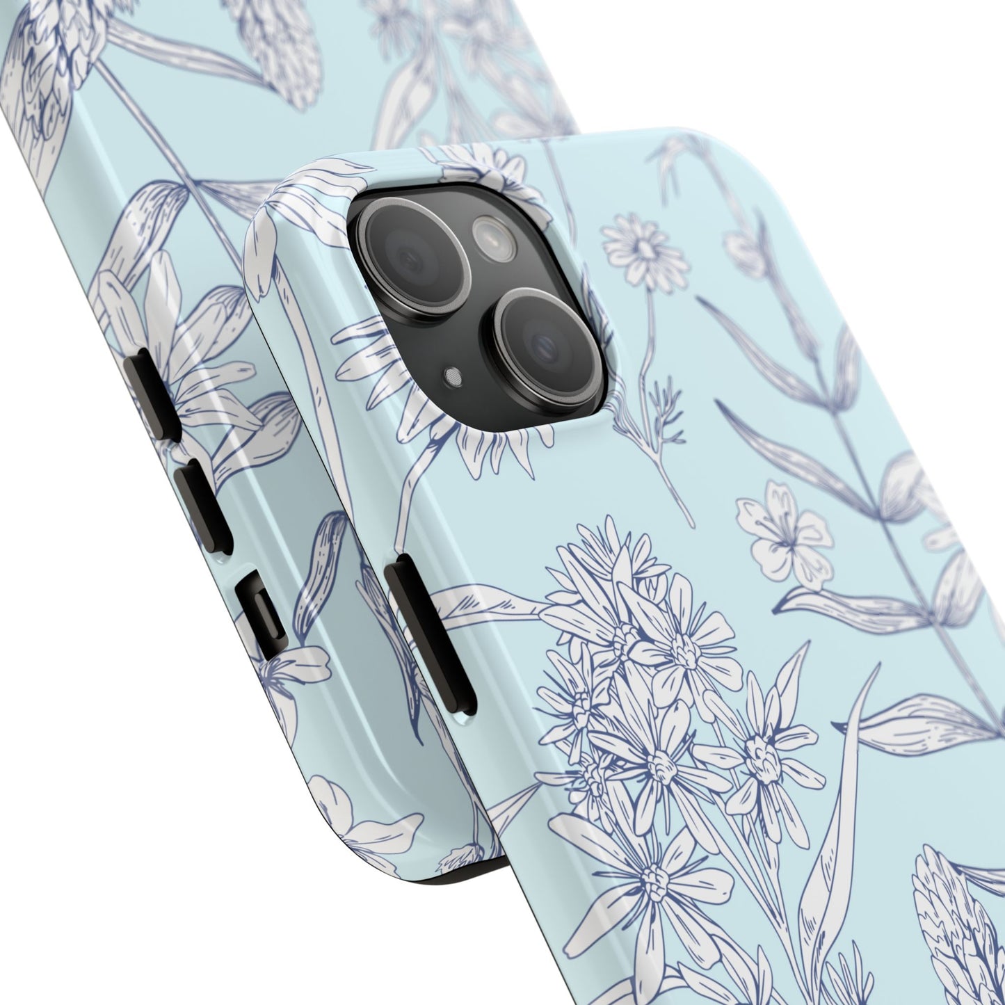 Blue Floral Phone Case