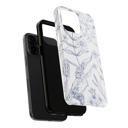 White Floral Phone Case