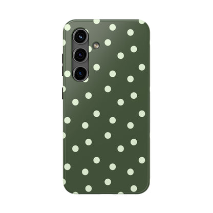 Olive Polka Phone Case