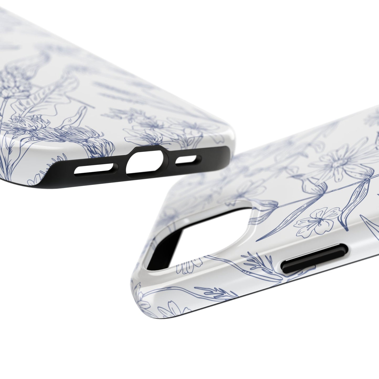 White Floral Phone Case
