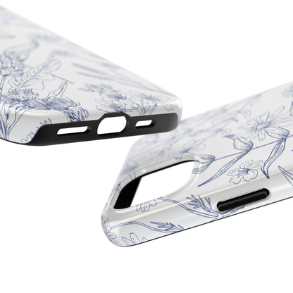 White Floral Phone Case