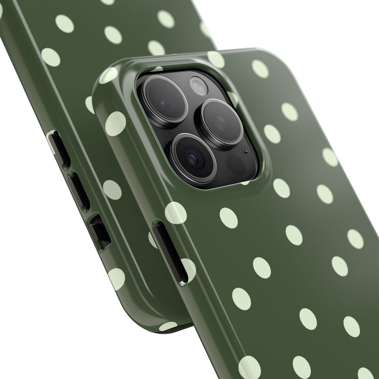 Olive Polka Phone Case