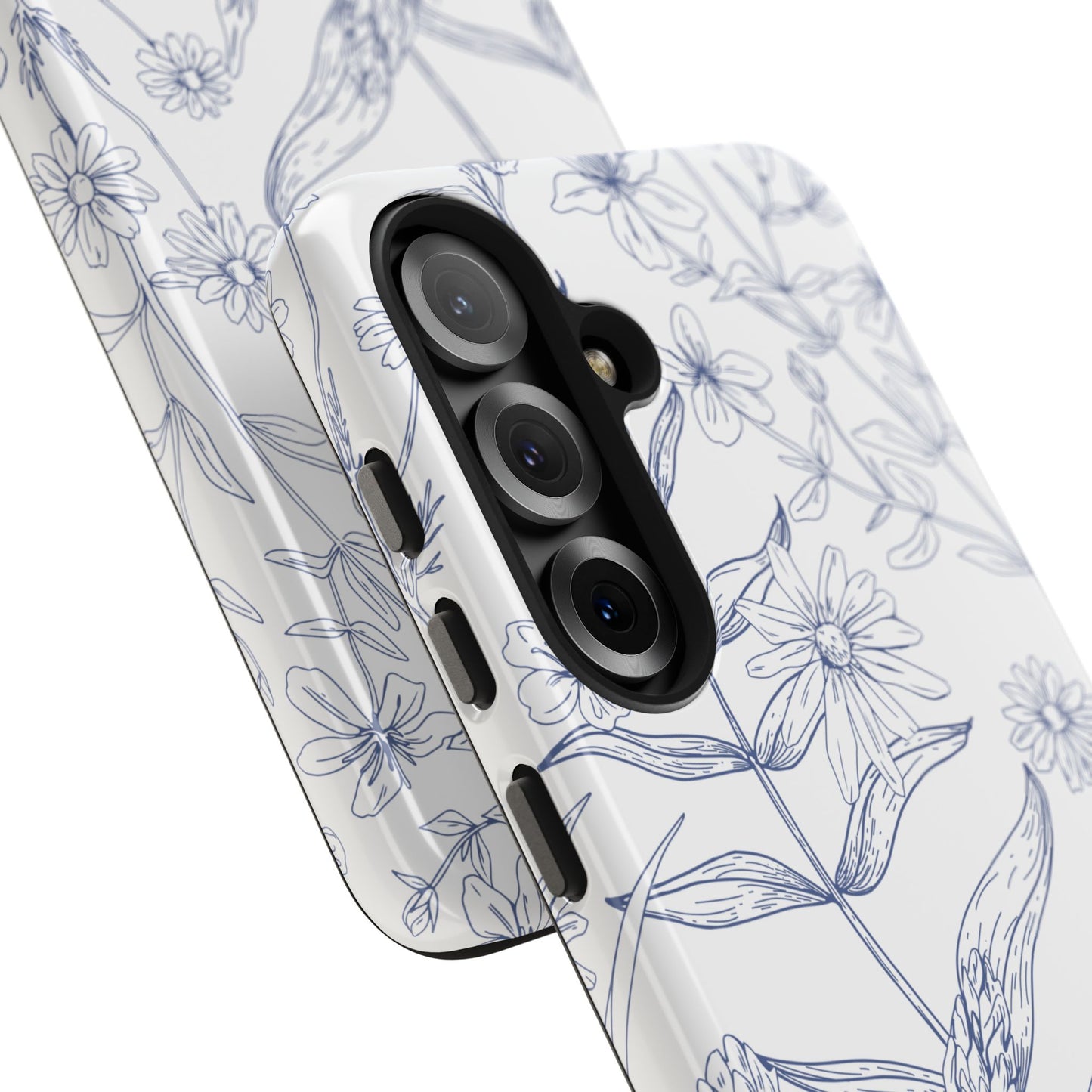 White Floral Phone Case