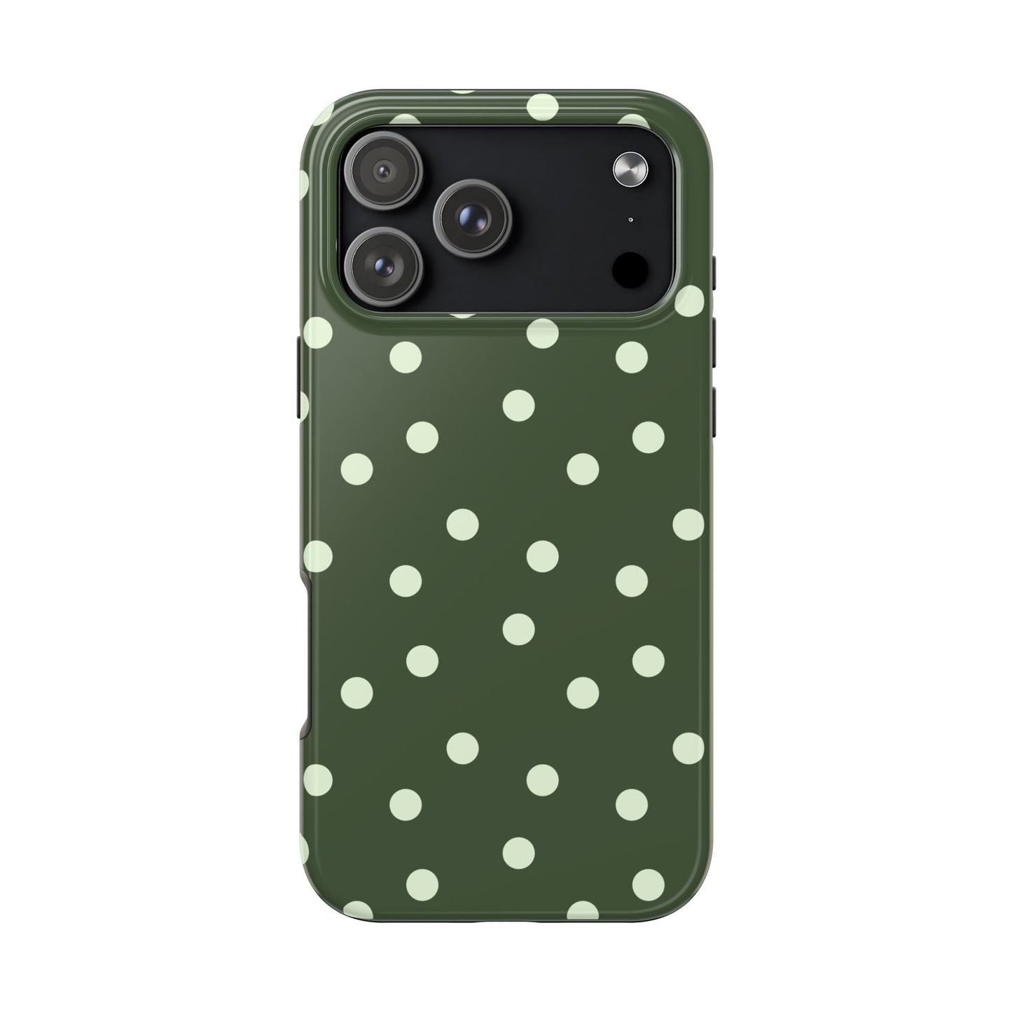 Olive Polka Phone Case