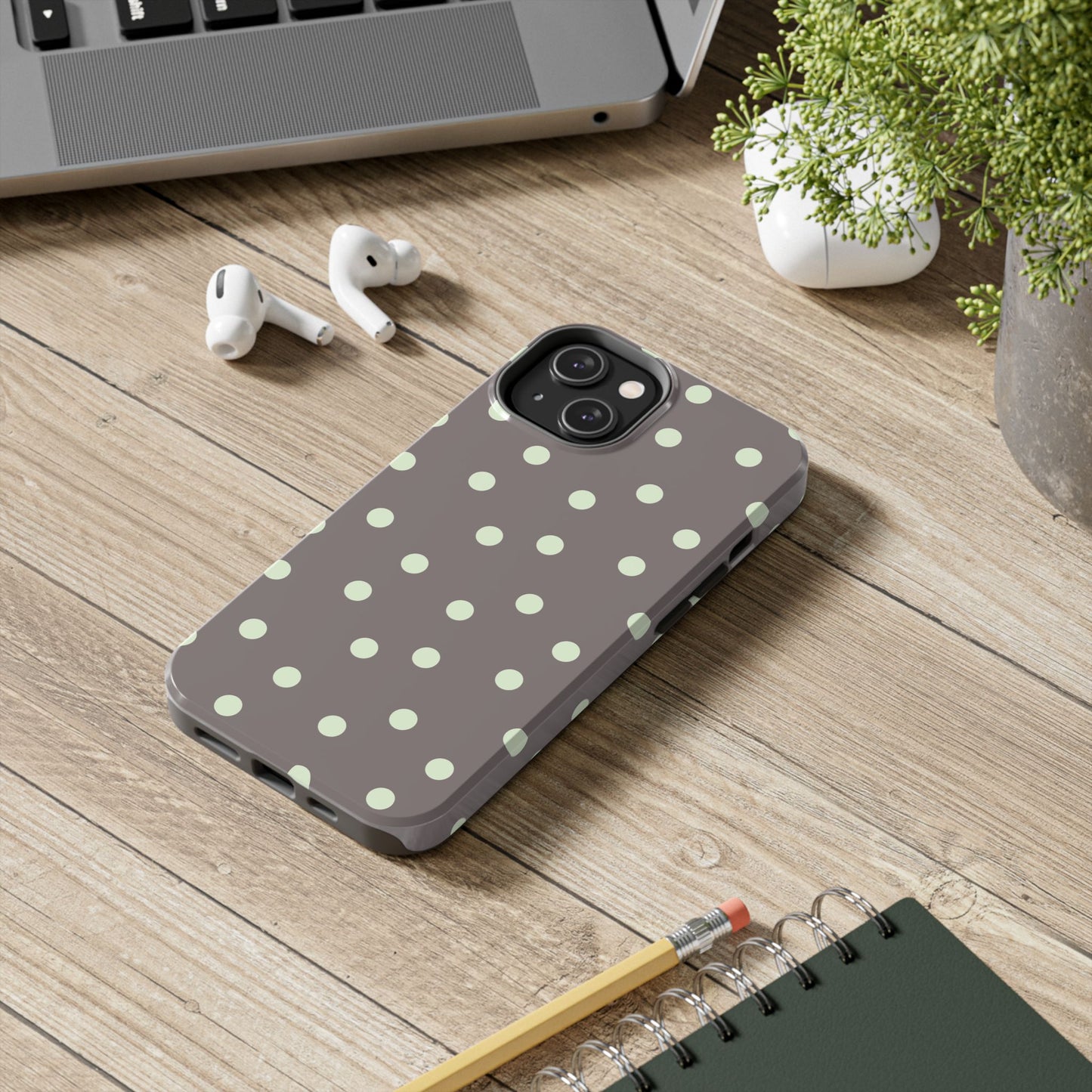 Yellow Polka Phone Case