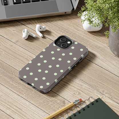 Yellow Polka Phone Case
