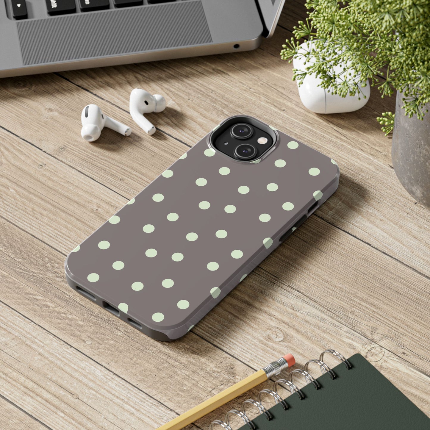 Yellow Polka Phone Case