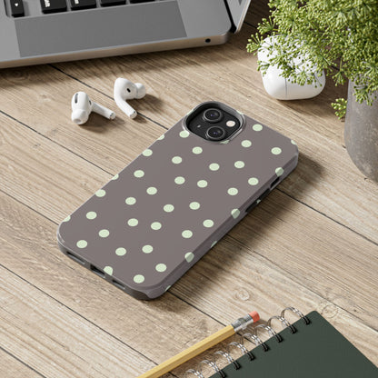 Yellow Polka Phone Case
