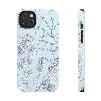 Blue Floral Phone Case