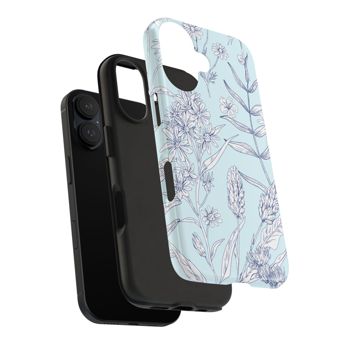 Blue Floral Phone Case