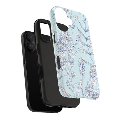 Blue Floral Phone Case