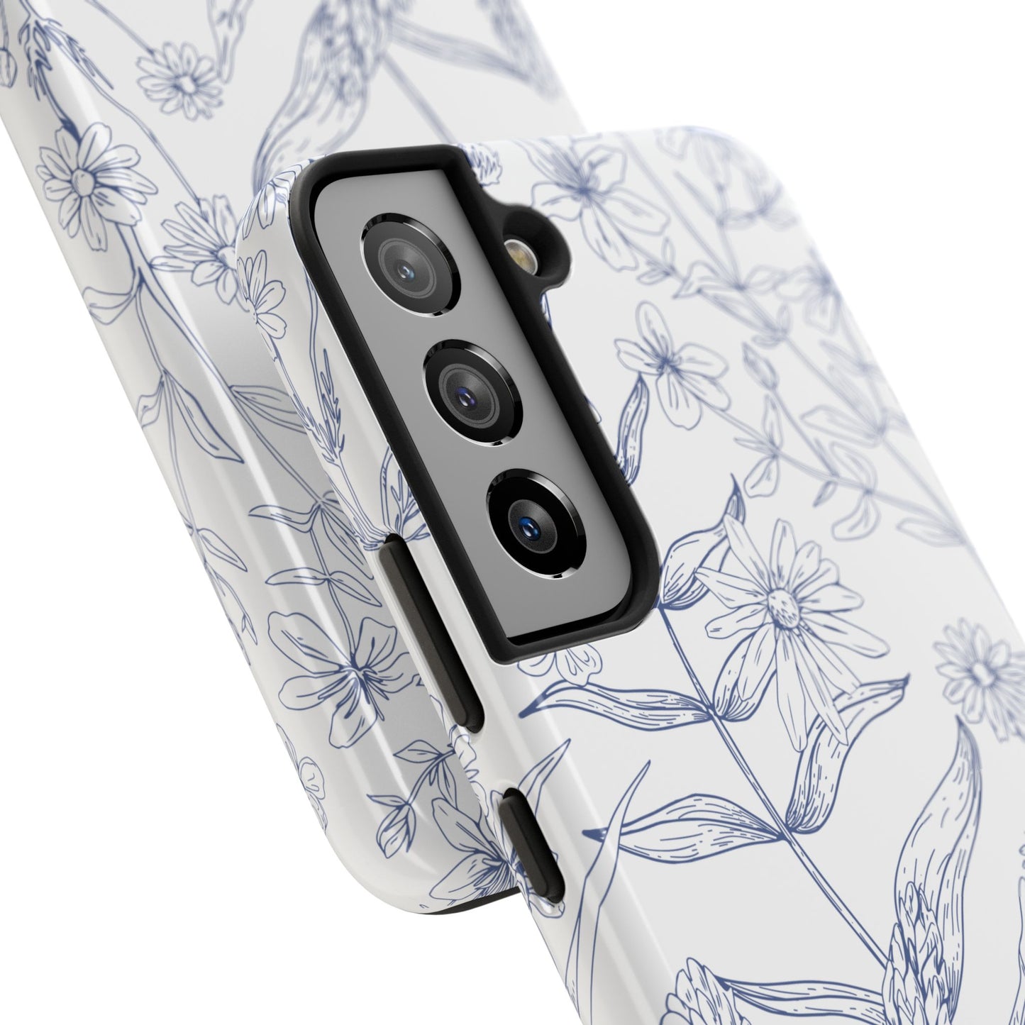 White Floral Phone Case