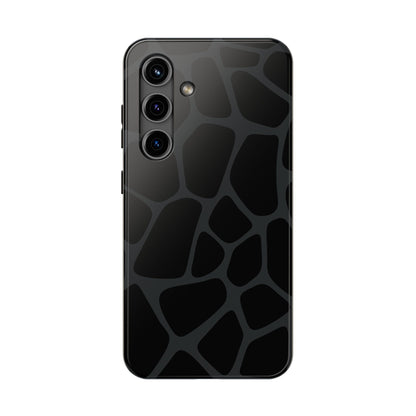 Black Giraffe Print Phone Case