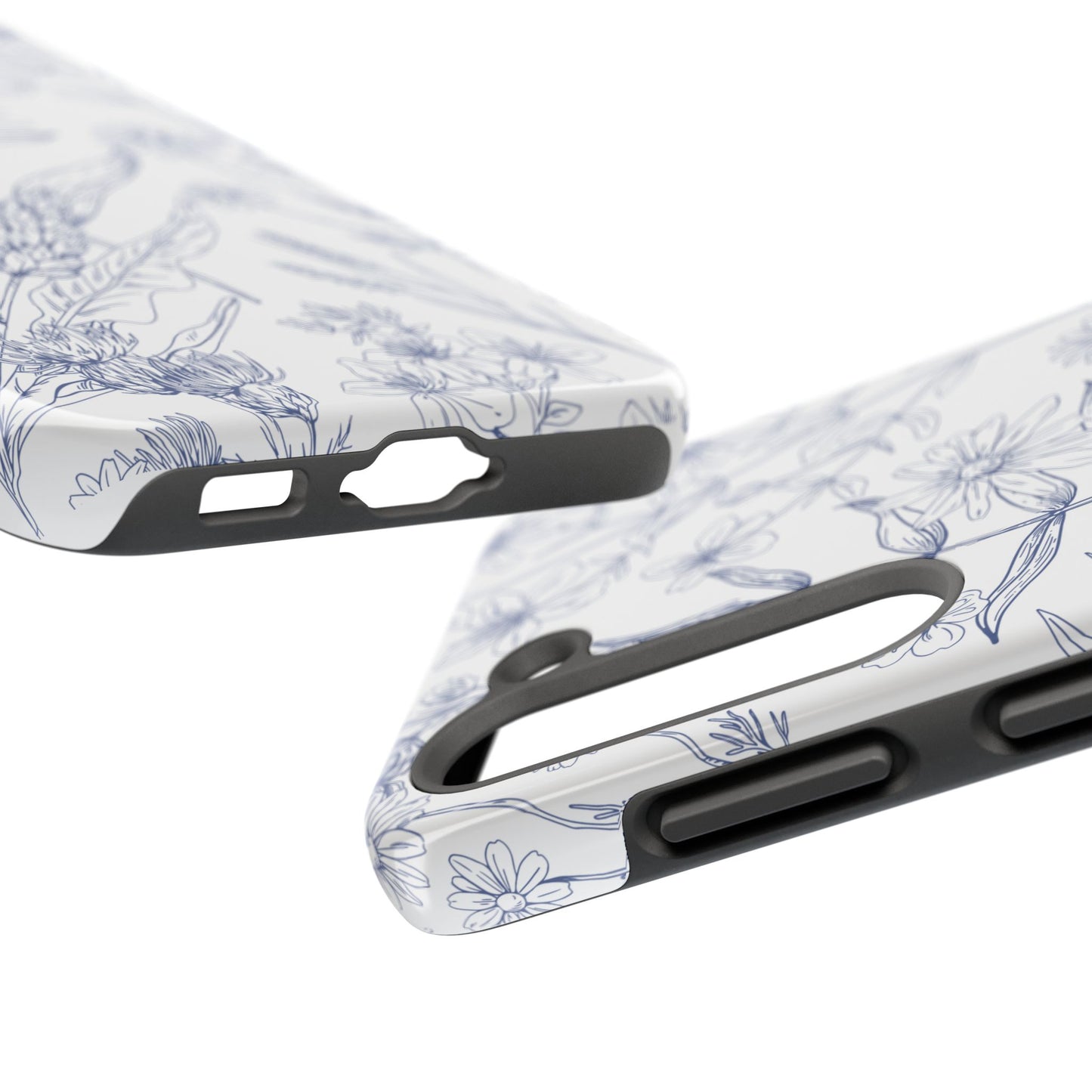 White Floral Phone Case