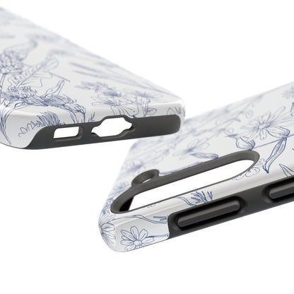White Floral Phone Case