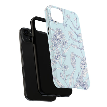 Blue Floral Phone Case