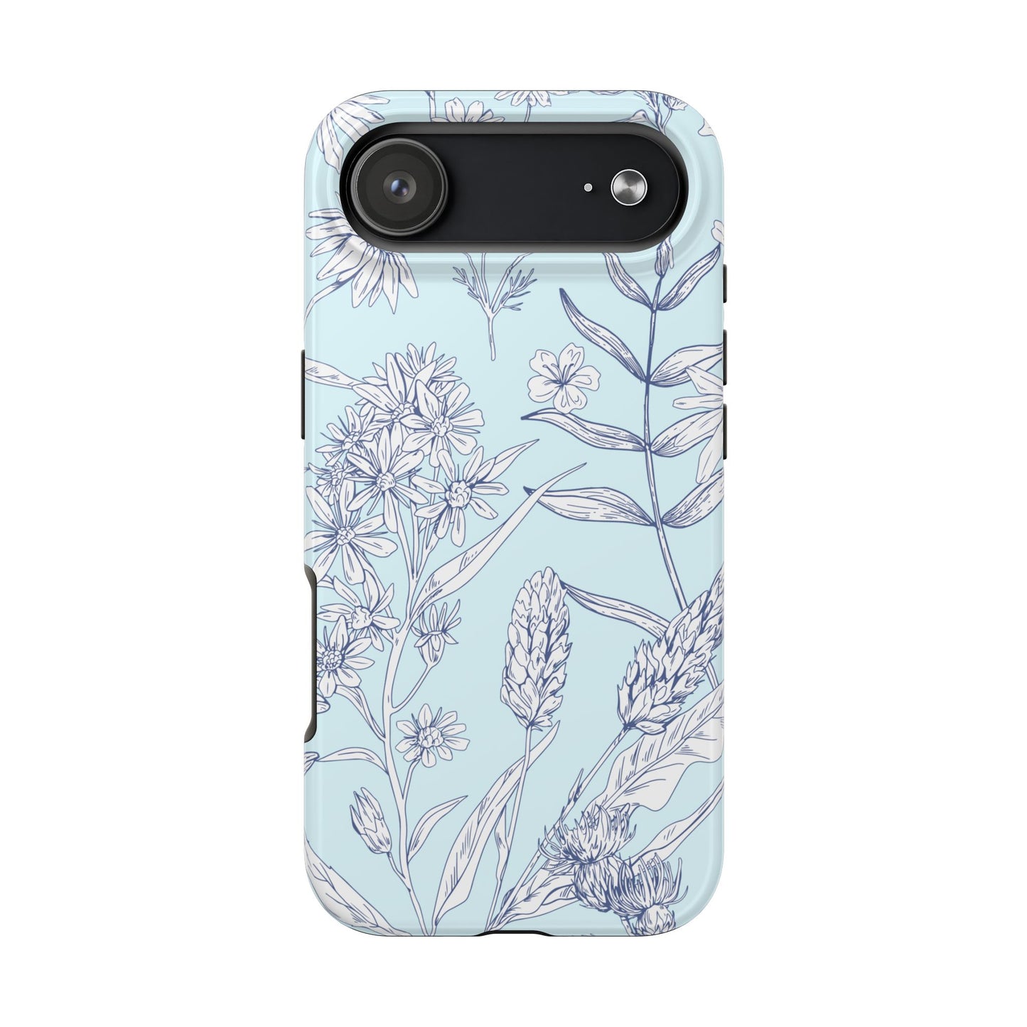 Blue Floral Phone Case