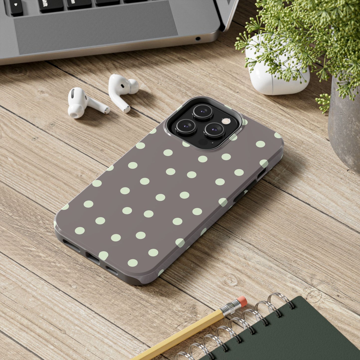 Yellow Polka Phone Case
