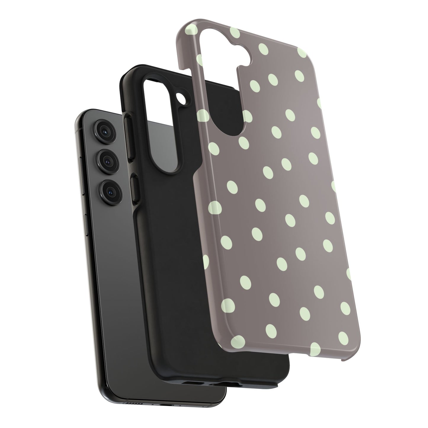 Yellow Polka Phone Case