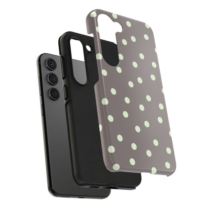 Yellow Polka Phone Case