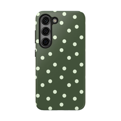 Olive Polka Phone Case