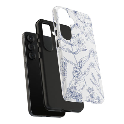 White Floral Phone Case