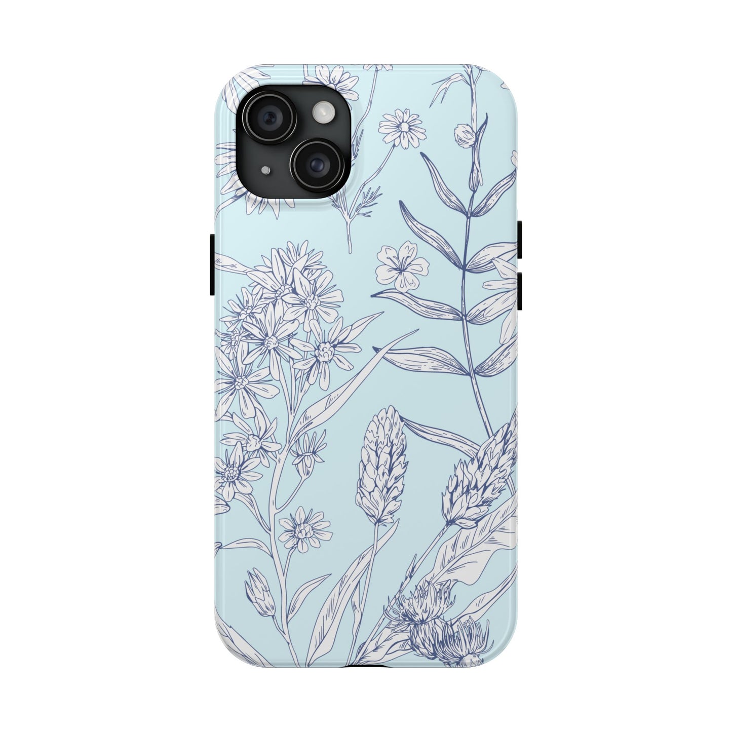 Blue Floral Phone Case