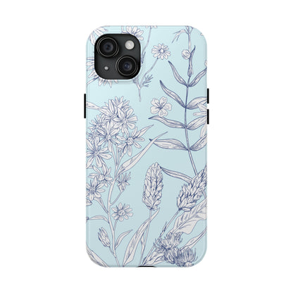 Blue Floral Phone Case