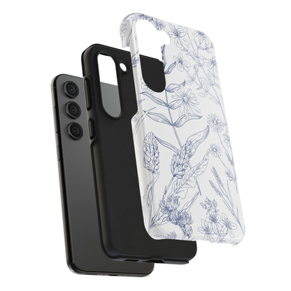 White Floral Phone Case